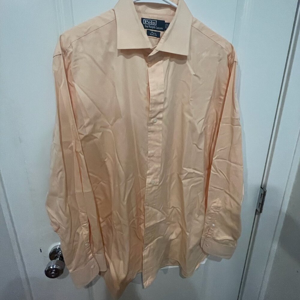 Orange Ralph Lauren Button Down
